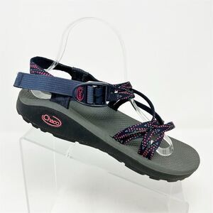 Chaco Z/Cloud X Sandals Blue and Pink Size 10 Slingback Adjustable Straps Casual